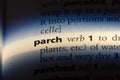 parch Royalty Free Stock Photo