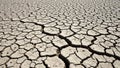 Harshness of a dry climate highlighting soil dehydration and the Royalty Free Stock Photo