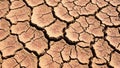 The pattern is irregular with varying sizes of cracks and soil Royalty Free Stock Photo