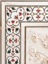 Taj Mahal and its marble inlay art