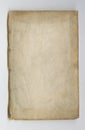 Parchment, book and blank vintage paper with texture or faded writing on old page. Ancient, manuscript and empty Royalty Free Stock Photo