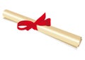 parchment certificate Royalty Free Stock Photo