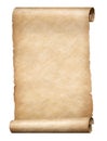Parchment scroll Royalty Free Stock Photo