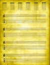 Parchment Tablature Paper Royalty Free Stock Photo