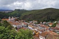 Parcial view of Ouro Preto, Brazil Royalty Free Stock Photo