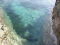 Rena Maiore, Sardinia, Italy, June 2008: transparencies of the mediterranean sea.