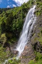 Parcines waterfall, South Tyrol Royalty Free Stock Photo