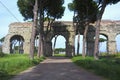 Parco degli acquedotti along the Appian way in Rome Royalty Free Stock Photo