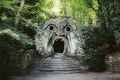 Parco dei Mostri Park of the Monsters in Bomarzo, province of Viterbo, Lazio, Italy Royalty Free Stock Photo