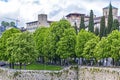 Parco di San Giovanni, Bergamo old town, Lombardy, Italy Royalty Free Stock Photo