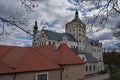 Pardubice, Czech Republic - March 25, 2023 - the view of Pardubice Castle one spring afternoon