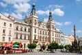 Pardubice, Czech Rep: Town Hall & Market Square Royalty Free Stock Photo