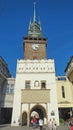 Pardubice, Czech Republic. The green tower one of the symbols of the city