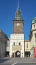 Pardubice, Czech Republic. The green tower one of the symbols of the city