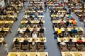 Playroom with chess players Czech open chess grandmaster tournament Royalty Free Stock Photo