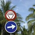 Pare sign Royalty Free Stock Photo