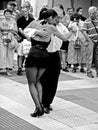 Pareja bailando tango Royalty Free Stock Photo