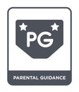 parental guidance icon in trendy design style. parental guidance icon isolated on white background. parental guidance vector icon Royalty Free Stock Photo