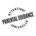 Parental Guidance rubber stamp Royalty Free Stock Photo