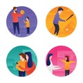 Parenthood Flat Icons Pack