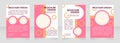Parenting children guide blank brochure layout design. Child psychology. Vertical poster template set with empty copy space for