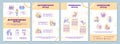 Parenting styles orange brochure template