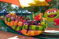 Parents and childs having fun at Slimey`s Slider in Sesame Street area at Seaworld in International Drive area 2