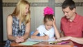 Parents corrected workbook which say their daughter schoolgirl