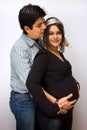 Parents expecting.... Royalty Free Stock Photo