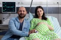 Parents preparing for baby delivery Royalty Free Stock Photo