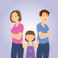 Parents quarrel negatively affect children.