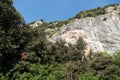 Parete san paolo in arco rock climbing area Royalty Free Stock Photo