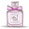 Parfume love in paris Royalty Free Stock Photo