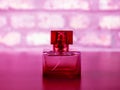 Parfume in red color Royalty Free Stock Photo