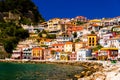 Parga city greek tourist resort in preveza perfecture greece Royalty Free Stock Photo