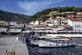 Summer view of Town of Parga, Epirus, Greece Royalty Free Stock Photo