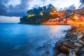 Parga, Greece. Beautiful colorful coastal town in Epirus, Greek holidays Royalty Free Stock Photo