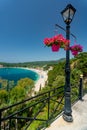 Parga. Greece. Valtos beach view Royalty Free Stock Photo