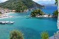 Parga turquoise sea Royalty Free Stock Photo