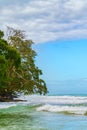 Pargue Nacional Cahuita, beautiful tropical Caribbean beach, Cahuita, Costa Rica east coast