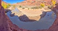 Paria River at Lonely Dell Ranch AZ Royalty Free Stock Photo