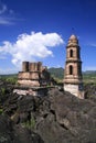 Paricutin ruins Royalty Free Stock Photo