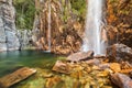 Parida Waterfall (Cachoeira da Parida) - Serra da Canastra Royalty Free Stock Photo