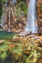 Parida Waterfall (Cachoeira da Parida) - Serra da Canastra Royalty Free Stock Photo