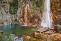 Parida Waterfall (Cachoeira da Parida) - Serra da Canastra Royalty Free Stock Photo