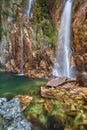 Parida Waterfall (Cachoeira da Parida) - Serra da Canastra Royalty Free Stock Photo