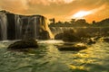 Parigi, the little niagara waterfall Royalty Free Stock Photo