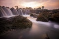 Parigi, the little niagara waterfall Royalty Free Stock Photo