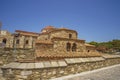 PARIKIA -GREECE, JUNE 2017: Panagia Ekatontapyliani or Church of 100 Doors is a famous historic Byzantine church complex in