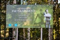 Parikkala, Finland - August 21, 2015: Sculptures by ITE-artist Veijo Ronkkonen in his sculpture park Parikkalan